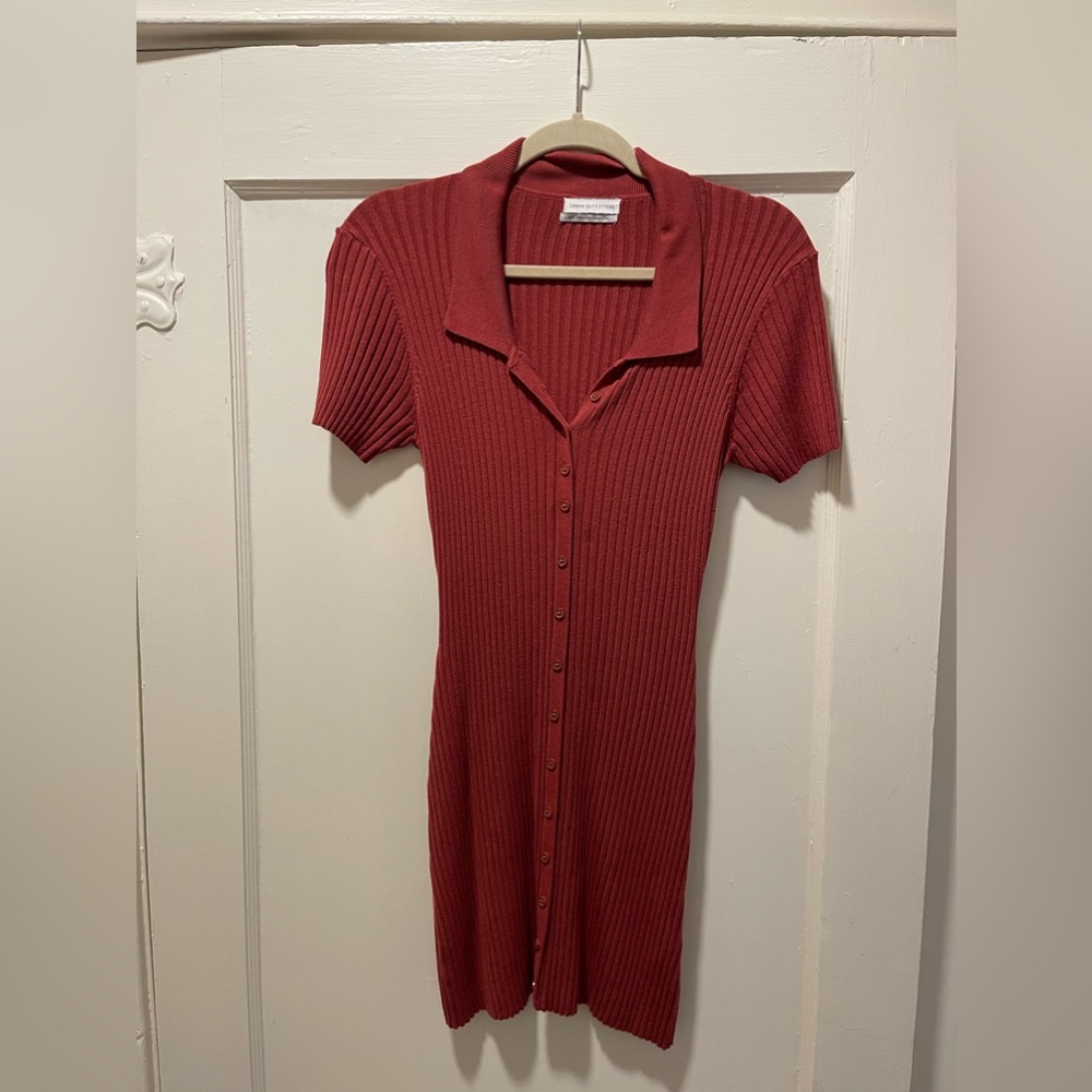 Ribbed urban outfitters mini dress